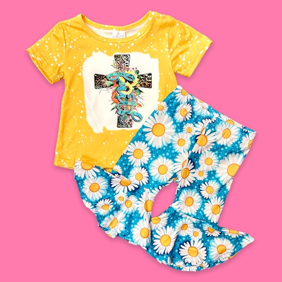 Brittanynj Boutique Other - Girl Boutique Faith Capri Outfit Set